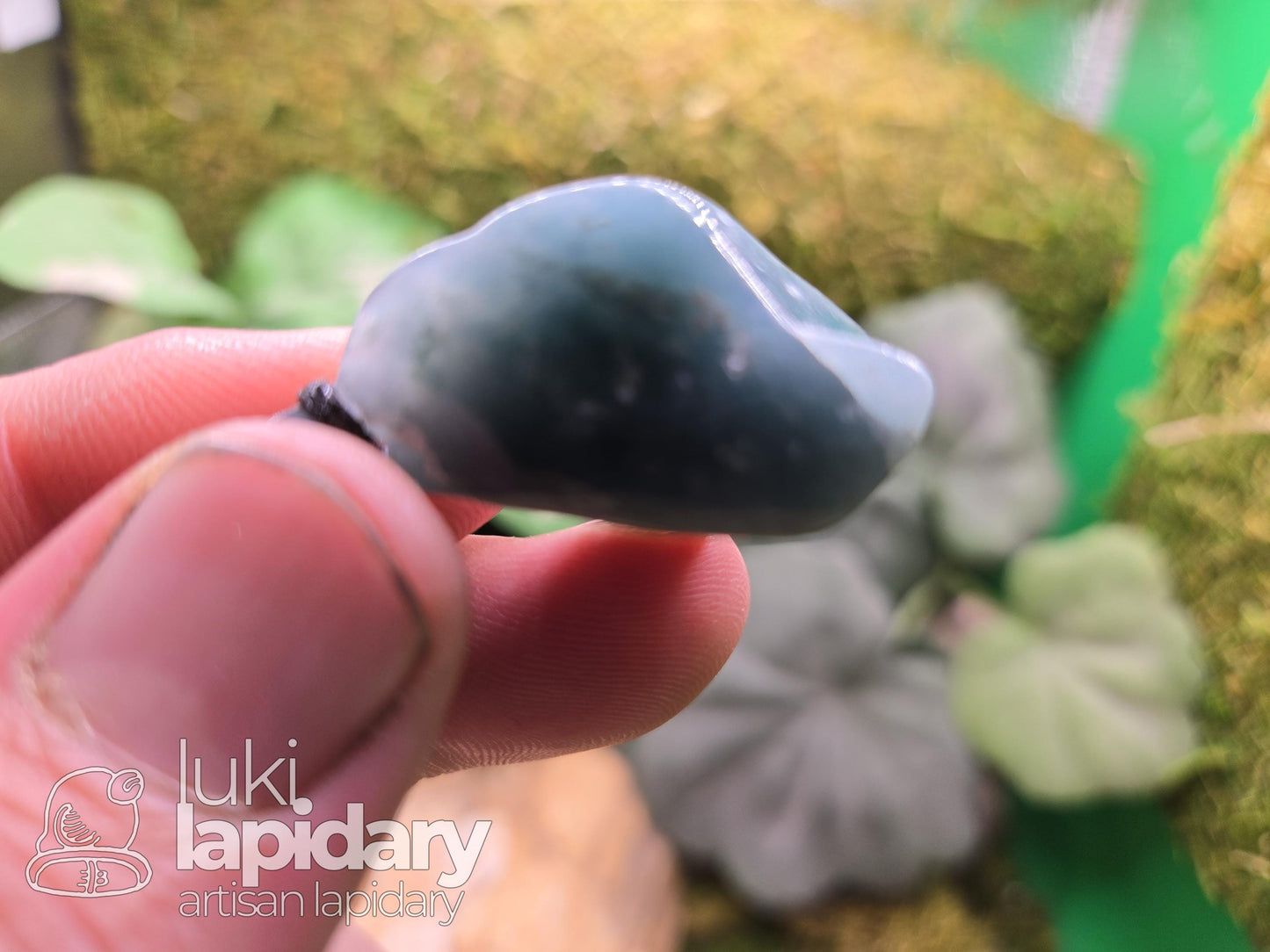 Princesa Jadeite Jade Freeform Pendant >> Untreated Guatemalan Jade >> Handmade Pendant