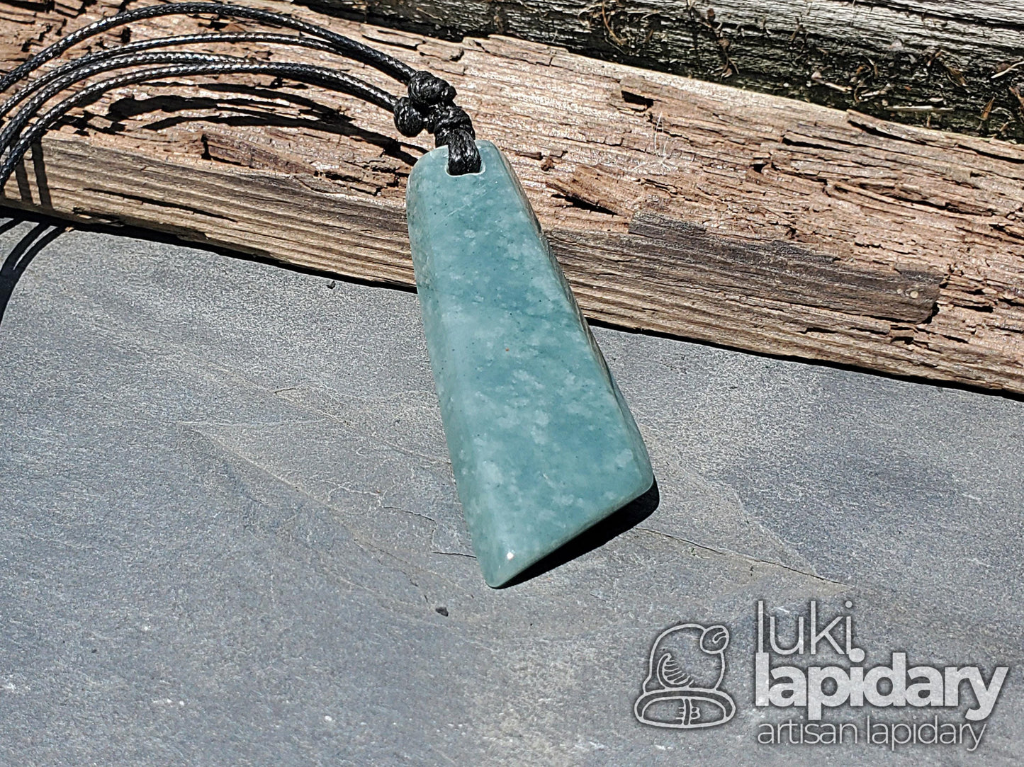 Guatemalan Princessa Jadeite >> Braided Adjustable Necklace >> Mayan Jade
