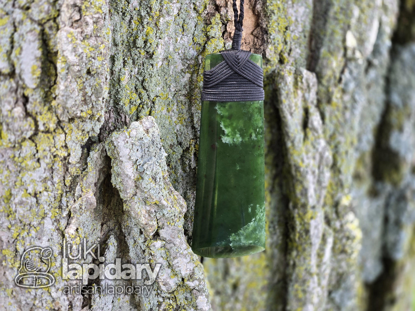 Pounamu Jade Toki Pendant >> New Zealand Jade >> Handmade Pendant >> Translucent Nephrite Jade Necklace