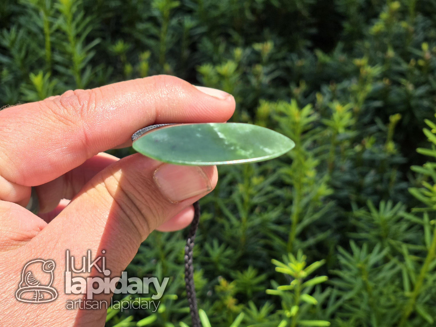 Pounamu Jade Toki Pendant >> New Zealand Jade >> Handmade Pendant >> Translucent Nephrite Jade Necklace