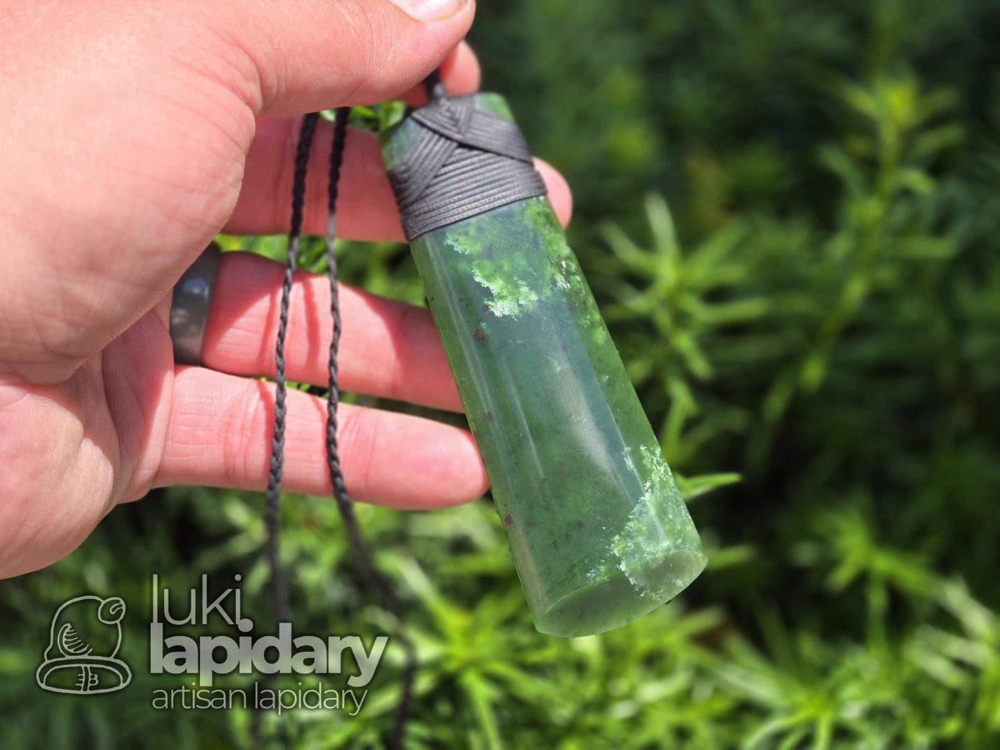 Pounamu Jade Toki Pendant >> New Zealand Jade >> Handmade Pendant >> Translucent Nephrite Jade Necklace
