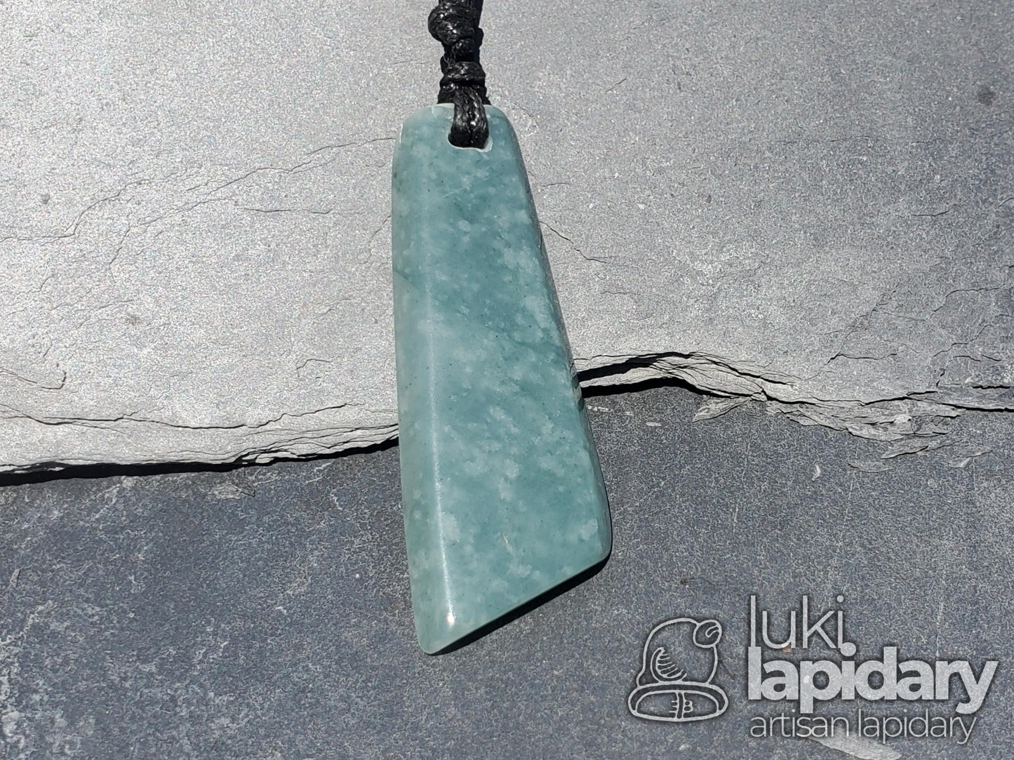 Guatemalan Princessa Jadeite >> Braided Adjustable Necklace >> Mayan Jade