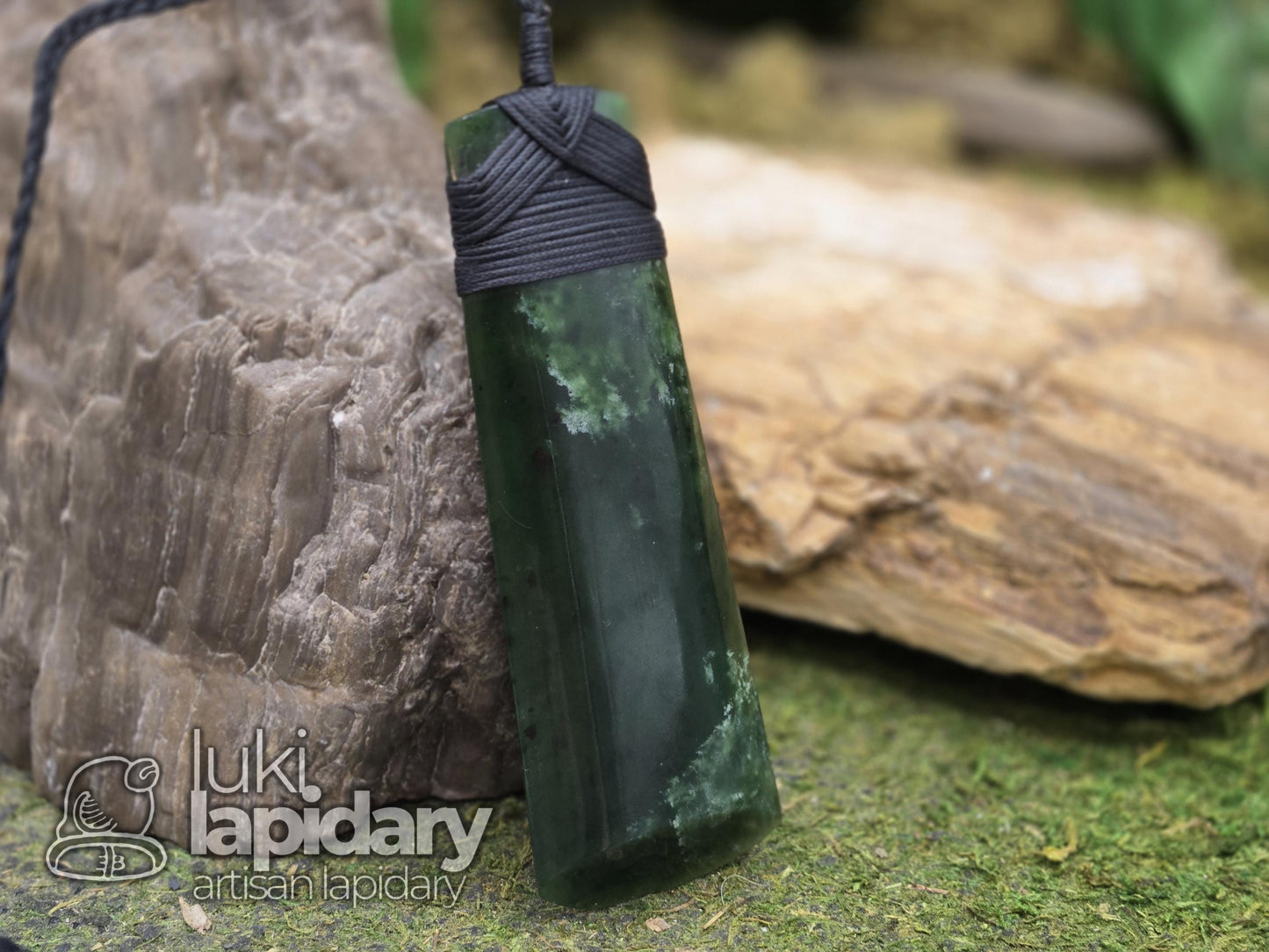 Pounamu Jade Toki Pendant >> New Zealand Jade >> Handmade Pendant >> Translucent Nephrite Jade Necklace